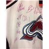 Image 2 : AUTHENTIC COLORADO AVALANCHE CHAMPIONSHIP TEAM AUTOGRAPHED JERSEY W COA
