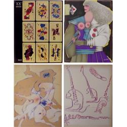 Book: XXe Siecle, XXe SIECLE, 1974, #42, Tudor Publishing, color lithographs by Ernst, Tanning,...