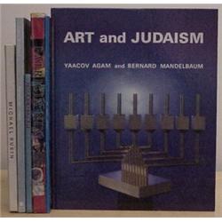 Books: Agam and others (six), ART & JUDAIUSM, Agam, BLD Ltd., hardbound, cover slightly worn, g...