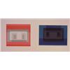 Image 1 : Joseph Albers (1888-1976) German (two), POLYGON #6; POLYGON #7, two color screenprints, images...