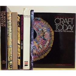 Books: The Minor Arts and Histories (eight), AMERICAN CRAFT TODAY, POETRY OF THE PHYSICAL, Smit...