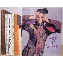 Books: Art To Wear, Decorative, and others (eight), ART TO WEAR, Dale, Abbeville, hardbound, du...