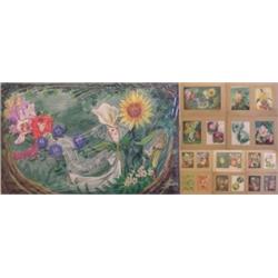 Ken Barker (20th Century) American (eighteen), BLOSSOM LAND, A CHILDREN'S STORY, complete produ...