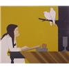 Image 1 : Will Barnet (1911-2002) American, INTROSPECTION, color lithograph, signed in pencil, titled and...