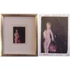 Image 1 : Marc Baseman (20th Century) American, WOMAN WITH A RED BAG, 1993, color monotype, signed in pen...
