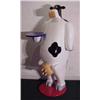 Image 1 : Mark Beam (20th Century) American, STANDING COW WITH TRAY, 2002, life-sized mixed media sculptu...