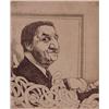 Image 1 : Charles Bragg (b. 1931) American, COURT RECORDER, etching, signed in pencil, from the numbered...