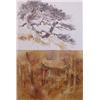 Image 1 : Burnham S. W. A. (20th Century) American (two), PAGODA; WHISPERING TREES, two, each watercolor...