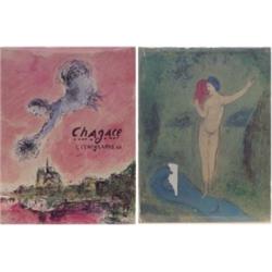 Book: Marc Chagall (two), LITHOGRAPHS VI, 1980-1985, Sorlier, Editions Andre Sauret, hardbound,...