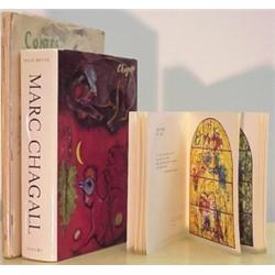 Books: Marc Chagall (three), WINDOWS FOR JERUSALEM, Hebrew University, cover slightly soiled, i...