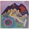 Image 1 : Keith Crown Jr. (b. 1918) Californian, UNTITLED LANDSCAPE, watercolor on paper, 10 x 10", signe...
