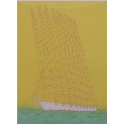 William Crutchfield (b. 1932) American, EUCALYPTIS II, 1970, color lithograph, signed in pencil...