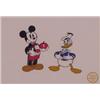 Image 1 : Walt Disney Studios, MICKEY AND DONALD, color serigraph cel, limited edition 9500, 10 x 14", wi...