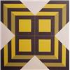Image 1 : Jules Engel (1915-2003) American, BLACK & GOLD, oil painting on canvas, 37 x 37", signed on ver...