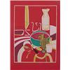 Image 1 : Francoise Gilot (b. 1922) French, STILL LIFE, color lithograph, signed in pencil, from the numb...