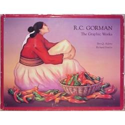 Book: R. C. Gorman, THE GRAPHIC WORKS, Adams & Newlin, Taos Editions, hardbound, dust jacket to...