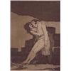 Image 1 : Francisco Goya (1746-1828) Spanish, LOVE AND DEATH, plate 10 from Los Capricios, etching, image...