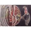 Image 1 : Clemen Kaletsch (b. 1957) German, PICKICHT, color pastel with acrylic painting on paper, 16 1/2...