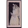 Image 1 : M'liz Keefe (20th Century) American, FIRST COMMUNION, oil painting with tar and sand on canvas,...