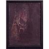 Image 1 : M'liz Keefe (20th Century) American, SCAR #2, oil, tar and sand on canvas?, 24 x 18", framed. $...