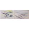 Image 1 : Kwok Wai Lau (20th Century) (two), PALM SPRINGS IMPRESSIONS, 1985; COSTAL SCENE, 1986, two, eac...