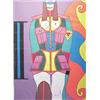 Image 1 : Richard Lindner (1901-1978) German/ American, NON-STOP I, color lithograph, from a limited edit...