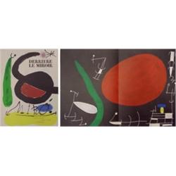 Joan Miro (1893-1983) Spanish, DERRIERE LE MIRROIR, April - May, 1967, with color lithographic...