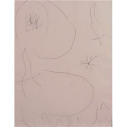 Joan Miro (1893-1983) Spanish, JOURNAL D'UN GRAVURE series (C.200), 1975, etching, signed in pe...