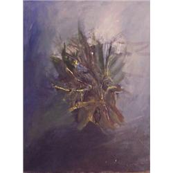 Alois Mosbacher (b. 1954) Austrian, UNTITLED, 1986, oil painting on canvas, 23 1/2 x 17 1/2", s...