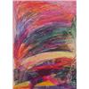 Image 1 : Susan Moss (20th Century) American, EARTHSLIDE 75, 1985, oil crayon on paper, image 50 x 38 1/2...