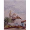 Image 1 : Navarrete (20th Century), CALLEJON DE TAXCO, oil painting on canvas, 16 x 12", signed lower rig...