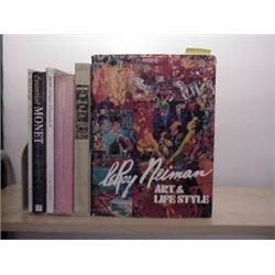 Books: LeRoy Neiman and others (six), ART & LIFESTYLE, 1984, signed in marker, hardbound, good...