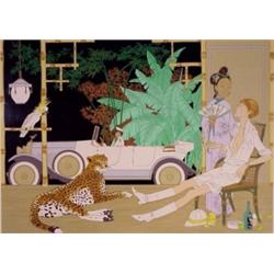 Philippe Noyer (1917-1985) French, WHITE ROLLS ROYCE, color lithograph, signed in pencil, the n...
