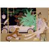 Image 1 : Philippe Noyer (1917-1985) French, WHITE ROLLS ROYCE, color lithograph, signed in pencil, the n...