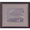 Image 1 : Outsider Art (20th Century), UNTITLED, oil on paper and acetate, 9 x 10 1/2", signed 'Ben****',...