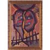 Image 1 : Parra (20th Century) Cuban, ABSTRACT FACE, acrylic painting on canvas, 24 x 16", signed lower r...