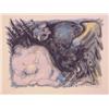 Image 1 : Edouard Pignon (1905-1993) French, UNTITLED from FLIGHT, 1969, color lithograph, signed in penc...