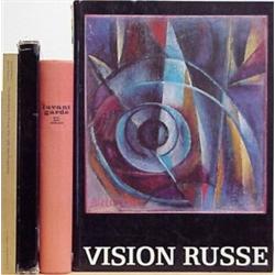 Books: Russian Avant Garde (four), VISION RUSSE, published Heidelberger Kunstverein, text in Ge...