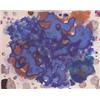 Image 1 : Selden Spaulding (20th Century) American, UNTITLED BLUE, 1967, oil painting on canvas, 11 x 14"...