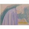 Image 1 : Joseph Stella (1879-1946) American, MEDITATION, watercolor on paper, 18 x 24", signed lower rig...