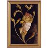 Image 1 : Suarez (20th Century), FEMALE FLOWER, oil painting on board, 22 1/2 x 15 1/4", signed lower rig...