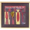 Image 1 : Brian D. Tripp (b. 1945) American, DANCING TOGETHER FOR THE STRENGTH IT BRINGS, mixed media wit...