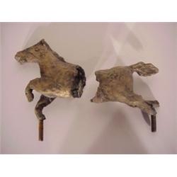 Cheng Tsai Tung (b. 1953) Taiwan, SPLIT HORSE, cast bronze sculpture in two parts, overall 6 1/...