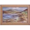 Image 1 : Wallington (20th Century), WATER LANDSCAPE, acrylic painting on canvas, 14 x 22", signed and da...