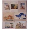 Image 1 : Watercolor Collection International (seven), VARIOUS, seven, each a watercolor on paper, signed...