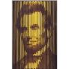 Image 1 : Jean Pierre Yvaral (20th Century) French, LINCOLN, color screenprint, signed in pencil, from th...