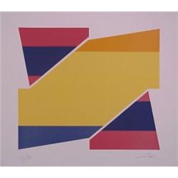 Larry Zox (b. 1936) American, UNTITLED (Yellow), color screenprint, signed in pencil, from the...