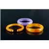 Image 1 : 3 PC Assorted Chinese Hardstone Carved Bangle