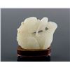 Image 2 : Chinese 18th C. Hetian White Jade Makara Statue