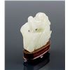 Image 4 : Chinese 18th C. Hetian White Jade Makara Statue